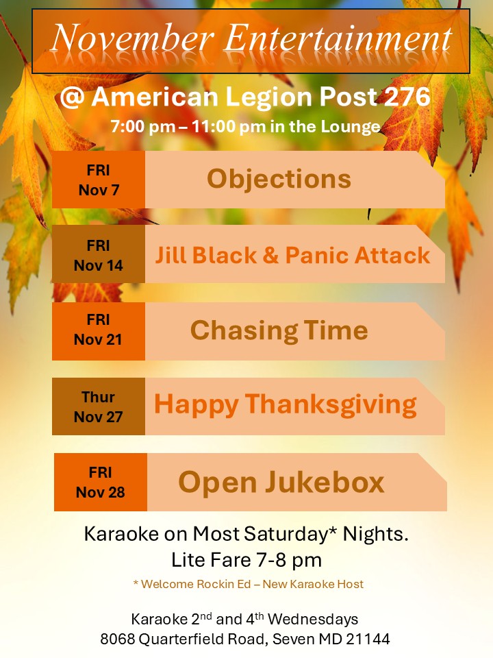 November Entertainment
