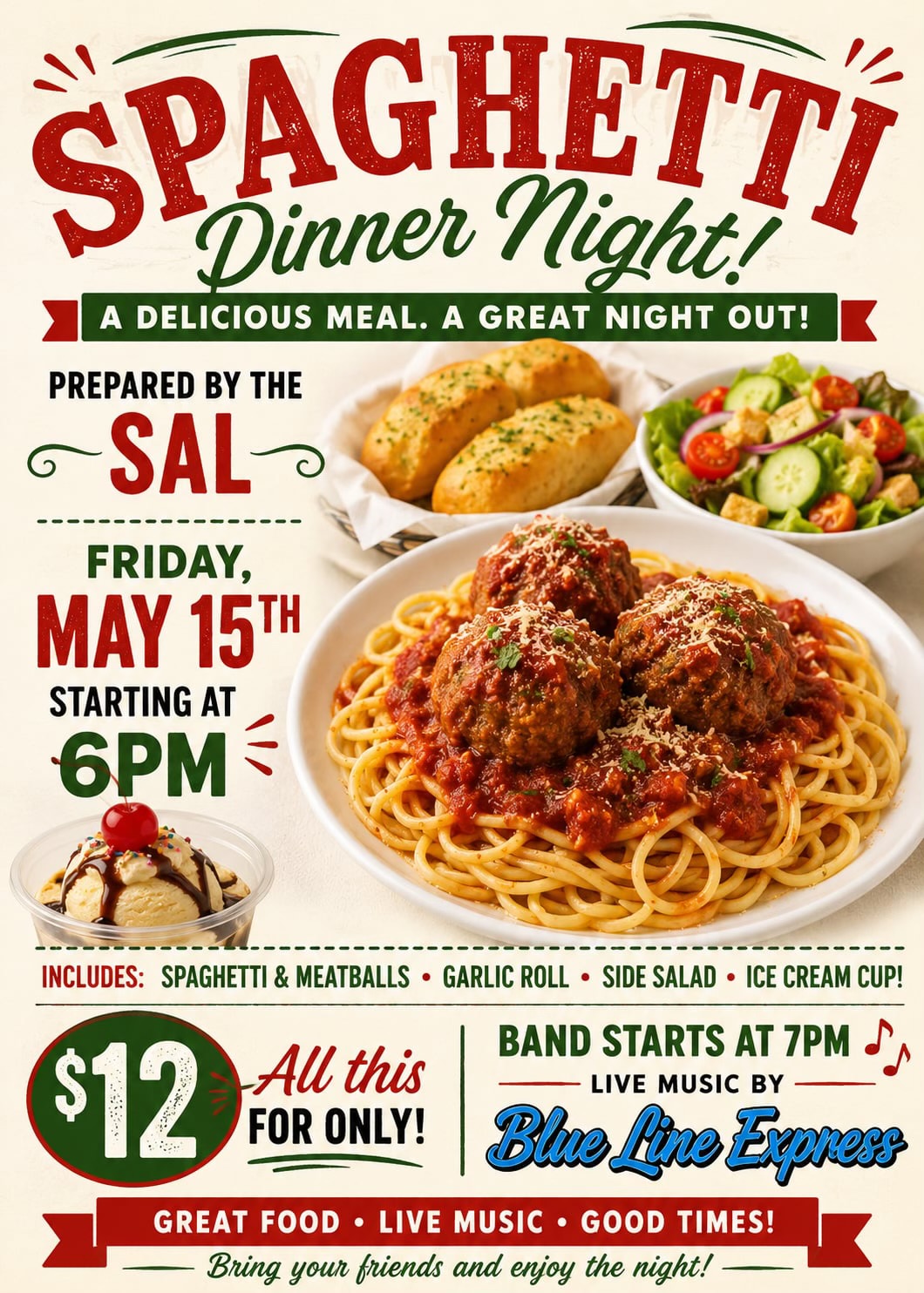 Friday SAL Dinner